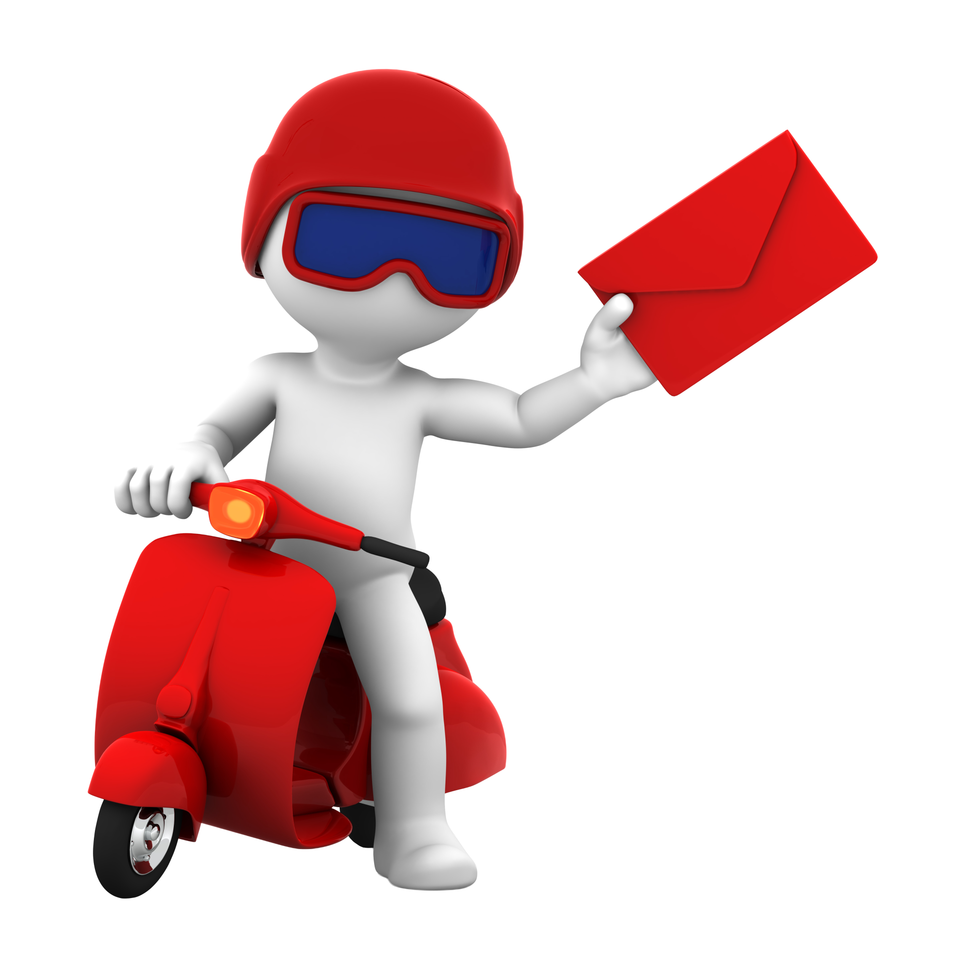 a postman delivering mail isolated fkBmS20d scaled