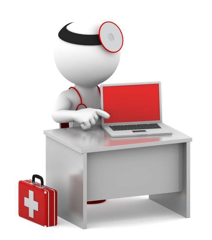 doctor with laptop sitting in his office MkingYCd scaled
