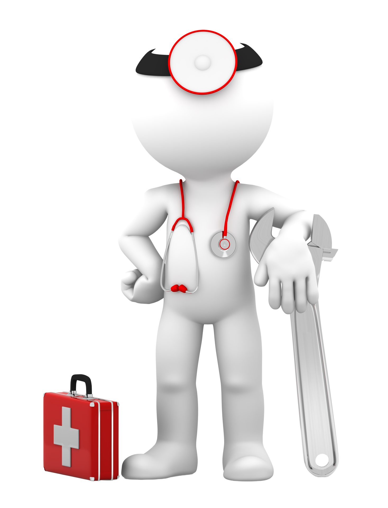 medic with adjustable wrench repair concept GJc7lYC scaled