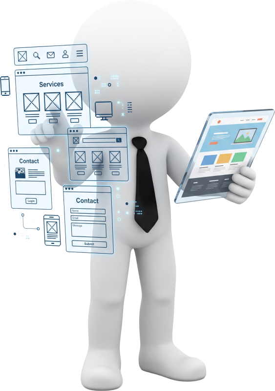 Website Design Services Character